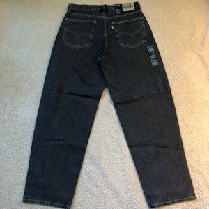 $79.50 NEW LEVI’S SILVERTAB Mens Baggy Jeans Embarcadero Black//Gray 392900002